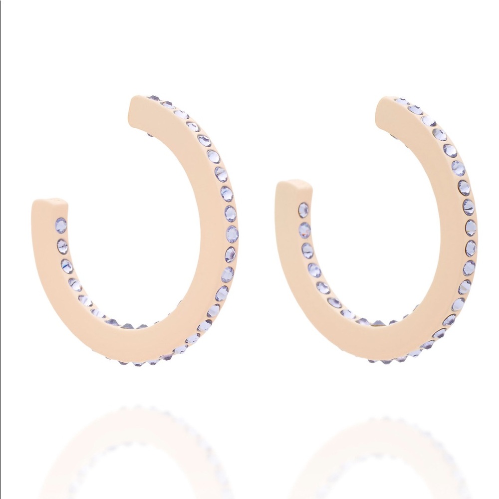 Roxanne Assoulin “All in a Row” Hoop Earrings - Gorgeous!